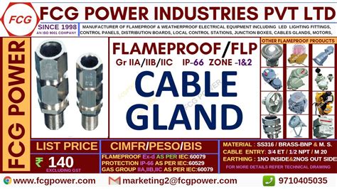 electrical box cable gland|cable gland price list.